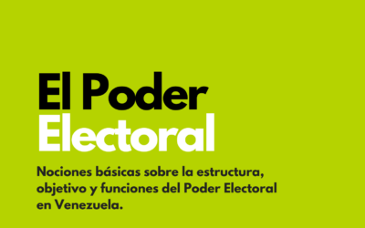 Cartilla Democrática OGCD Nro. 5 : El Poder Electoral
